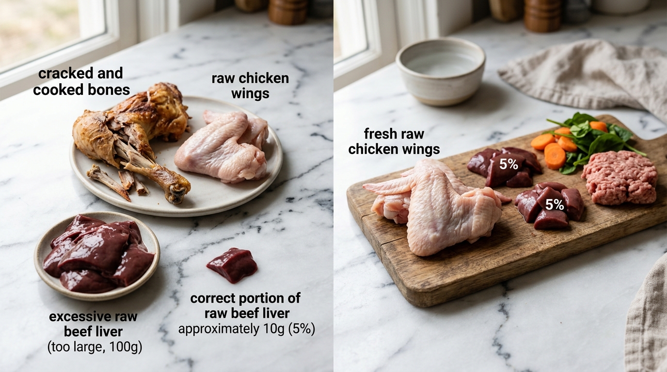 Common raw dog food feeding mistakes to avoid